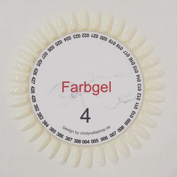 Farbgel Set, 302 Dosen/ 5g inkl. 6 Display 3