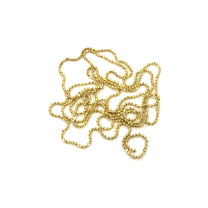 Nail Art Perlenkette A06 - Gold 1