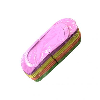 12 Paare Pediküre Slippers aus Schaumstoff Multi Color 1
