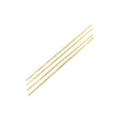 Nagelkette aus Metall Gold/Silber A20 1