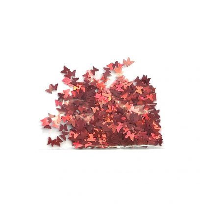 3D Hologramm Schmetterling - Rot - B19 1