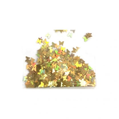 3D Hologramm Schmetterling - Gold - B23 1
