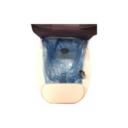 Einweg-Tücher Hygienebeutel für Pediküre Bad und Fußbad, Size L – 400 Stück - Durchsichtig 1